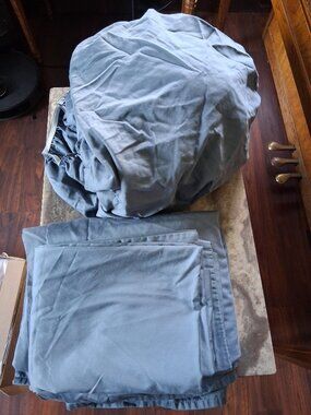 The Company Store MIDNIGHT QUEEN Sheet Set. FLAWS